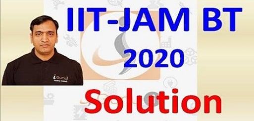 IIT JAM BT 2020 KEY