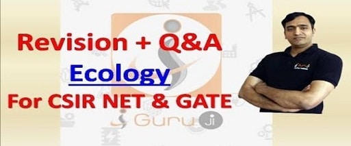 revision + Q & A ecology for CSIR NET and GATE