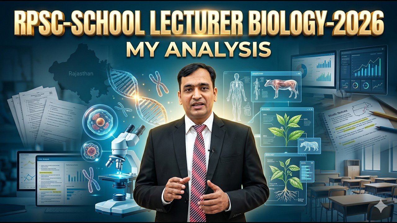 RPSC School Lecturer Biology 2026